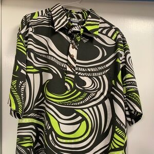 Manuheali’i Men’s Size L Pullover Aloha Shirt